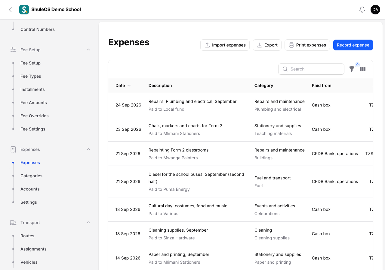 Expenses