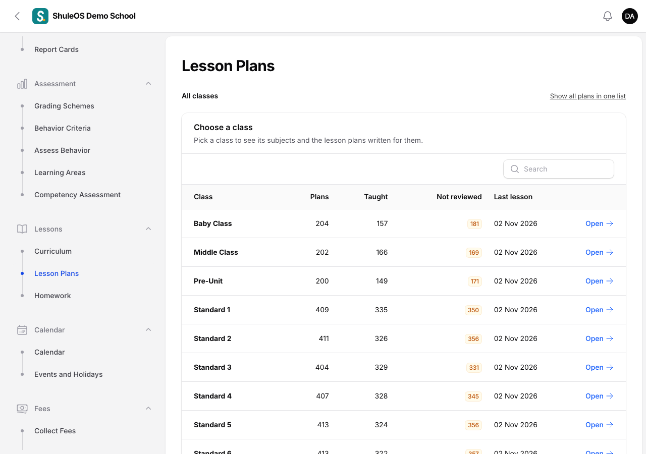 Lesson Plans