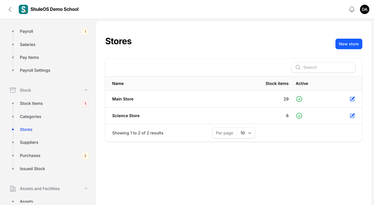Stores