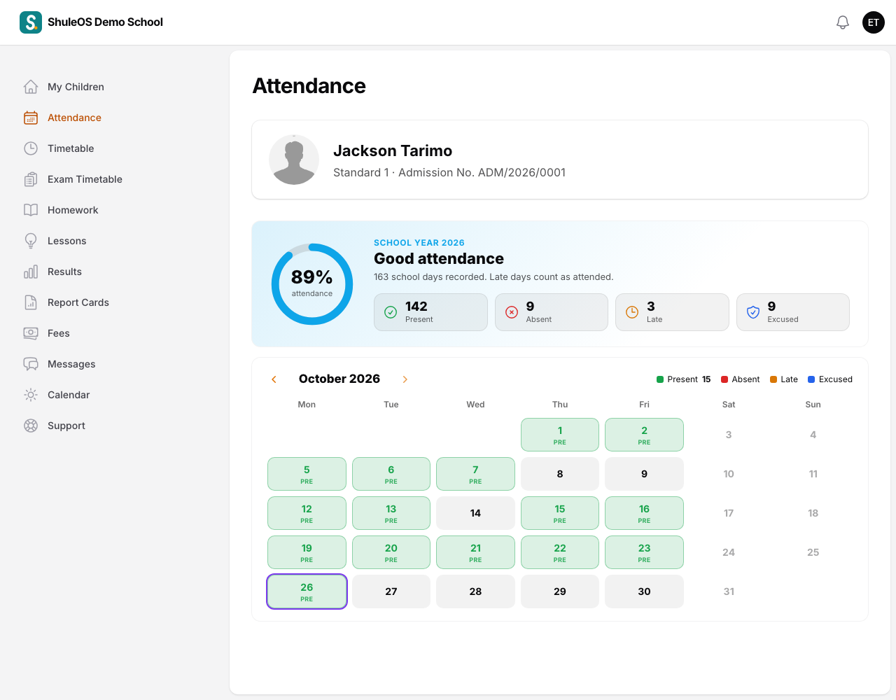 Attendance